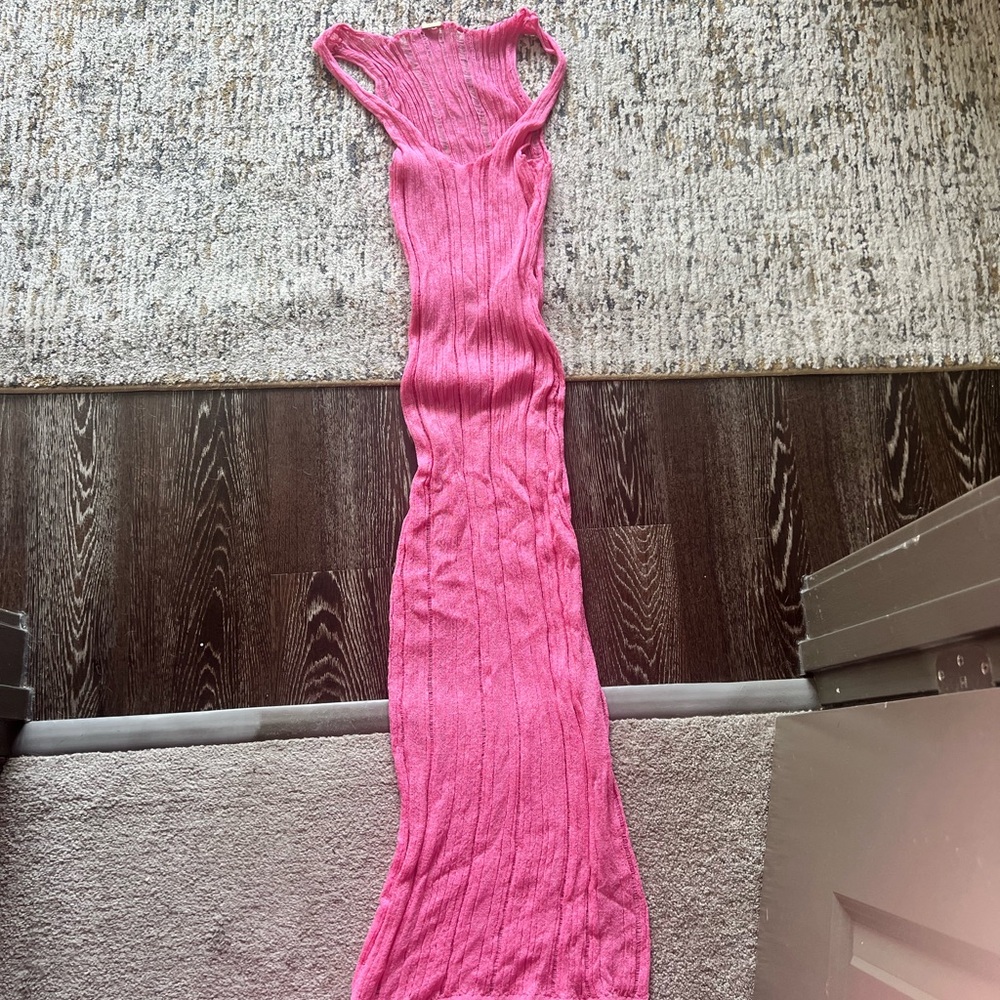 Elegant Pink Sleeveless coverup